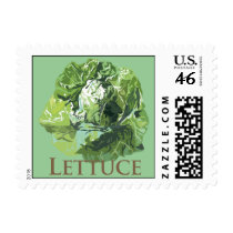 Leafy Lettuce postage by aproducetrail Leafy Lettuce postage