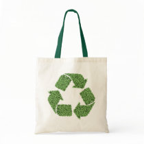 Leafy Recycle Symbol Tote Bag