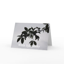 Leafy Silhouette Card