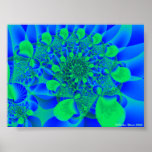Leafy Spiral Posters