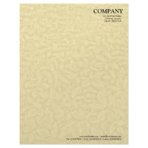 Leafy Undergrowth Texture - Pale Amber letterhead