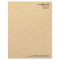 Leafy Undergrowth Texture - Pale Orange Brown letterhead