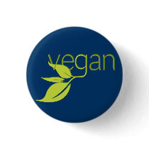 Leafy Vegan Button