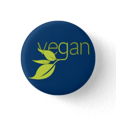 Leafy Vegan Button