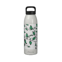 Leafy Vines Bottle Water Bottle
