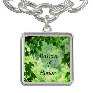 Leafy Wedding Matron of Honor