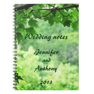 Leafy Wedding Notes