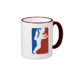 League logo style mugs