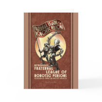 League of Robotic Persons Greeting Card