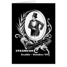 League of Sartorial Gentlemen Greeting Card