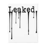 Leaked postcards