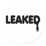 Leaked stickers