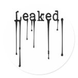 Leaked stickers