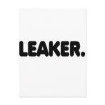 Leaker postcards