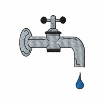 Leaky Faucet embroidered shirts by ZazzleEmbroidery Leaky Faucet embroidered shirts