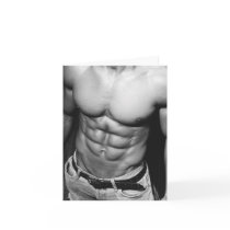 Lean Abs Notecard by Photos_By_JAE Lean Abs Notecard