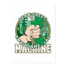 Lean, Green Environmental Machine Post Cards