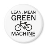 Lean Green Mean Machine Refrigerator Magnet