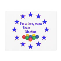 Lean Mean Bocce Machine