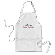 Lean Mean Eating Machine aprons by worldsfair Lean Mean Eating Machine aprons