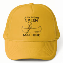 Lean Mean Green Machine Canoe hats