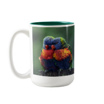 Lean on Me Mug by naturespaintbox Lean on Me Mug
