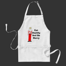 Lean Santa "Eat Healthy And Be Merry" Apron