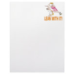 Lean With It Letterhead Design