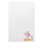 Lean With It stationery