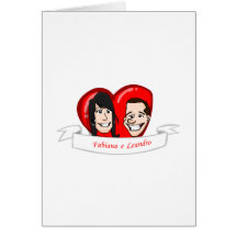 Leandro e Fabiana Greeting Card