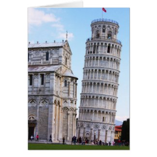 Leaning Tower of Pisa card