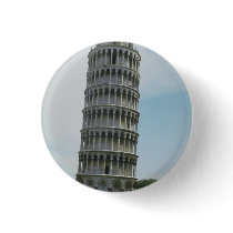 Leaning Tower of Pisa, Italy Pinback Buttons