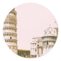Leaning Tower of Pisa sticker by gothicarts Leaning Tower of Pisa sticker