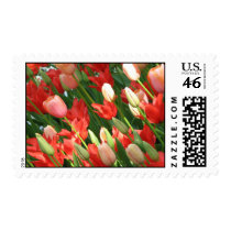 Leaning Tulips postage