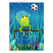 Leap frog - greeting card