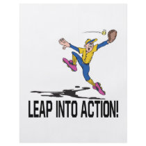 Leap Into Action Flyer Design