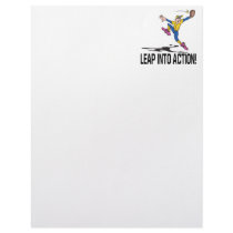 Leap Into Action Letterhead Template