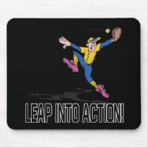 Leap Into Action Mouse Pads
