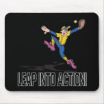 Leap Into Action Mouse Pads