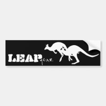 leap year 2008sticker bumper sticker