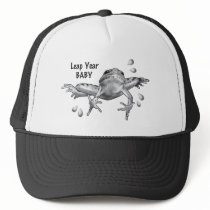 Leap Year Baby: Leaping Frog in Pencil Hats