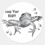Leap Year Baby: Leaping Frog in Pencil Sticker