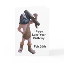 Leap Year Birthday Card