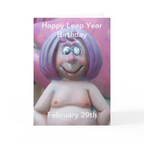 Leap Year Birthday Card