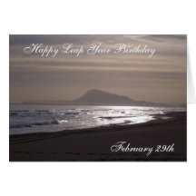 Leap Year Birthday Card