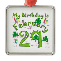 Leap Year Birthday Christmas Ornament