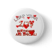 Leap Year Birthdays Are Special! Pin