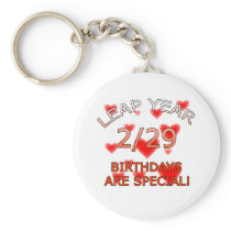 Leap Year Birthdays Are Special! Keychains