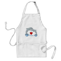 Leapin' Dolphins aprons