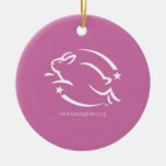 Leaping Bunny Logo Christmas Ornaments